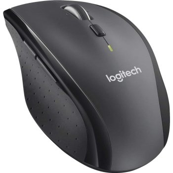 Logitech - M705 Marathon Wireless Optical Mouse with 5 Programmable Buttons - Wireless - Black