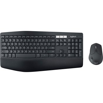 Logitech - MK850 Performance Full-size Wireless Keyboard and Mouse Combo for PC and Mac - Black