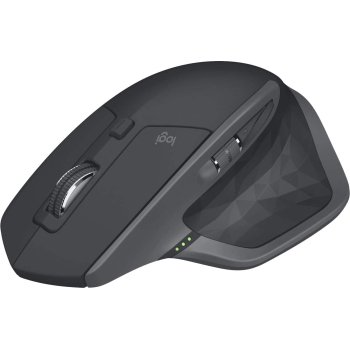 Logitech - MX Master 2S Bluetooth Wireless Laser Mouse with Hyper-Fast Scrolling - Wireless - Graphite